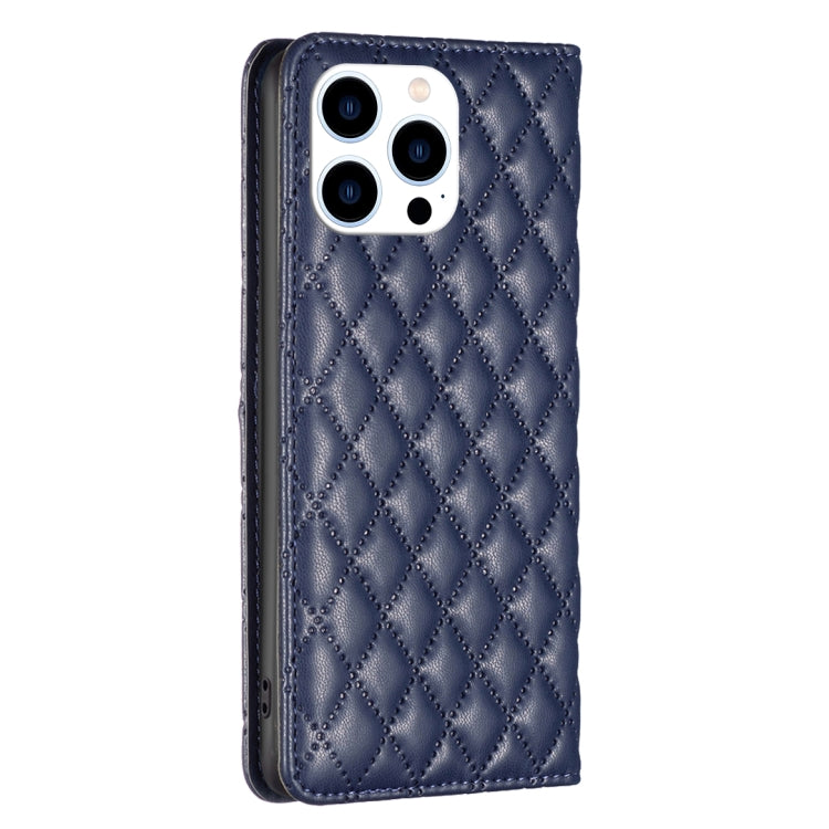 Diamond Lattice Magnetic Leather Flip Phone Case, For iPhone 15 Pro Max, For iPhone 15 Pro, For iPhone 15 Plus, For iPhone 15