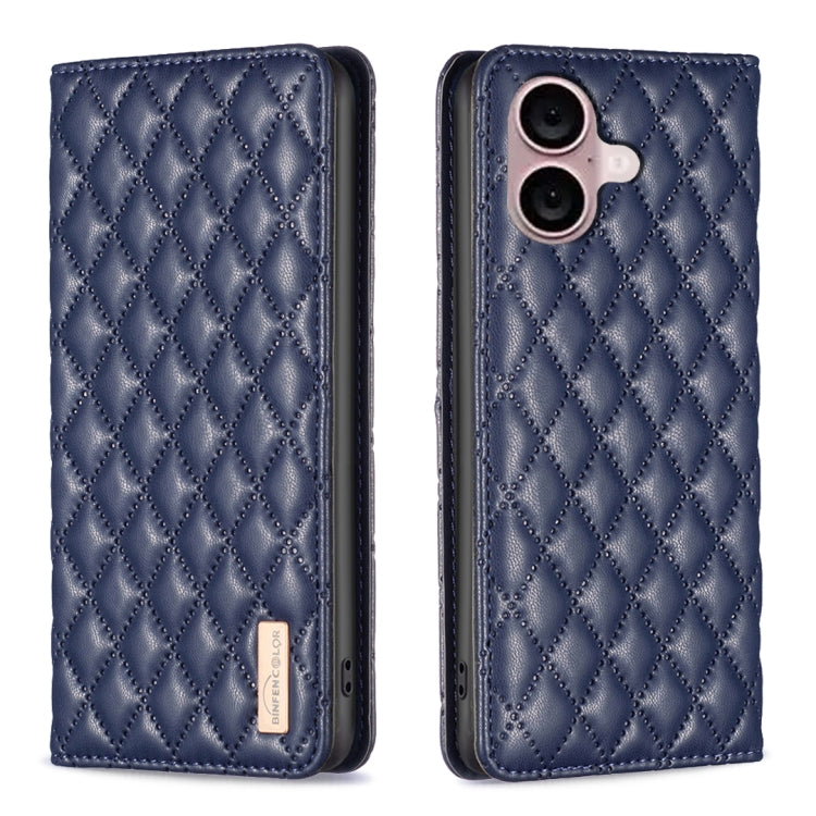 Diamond Lattice Magnetic Leather Flip Phone Case, For iPhone 15 Pro Max, For iPhone 15 Pro, For iPhone 15 Plus, For iPhone 15