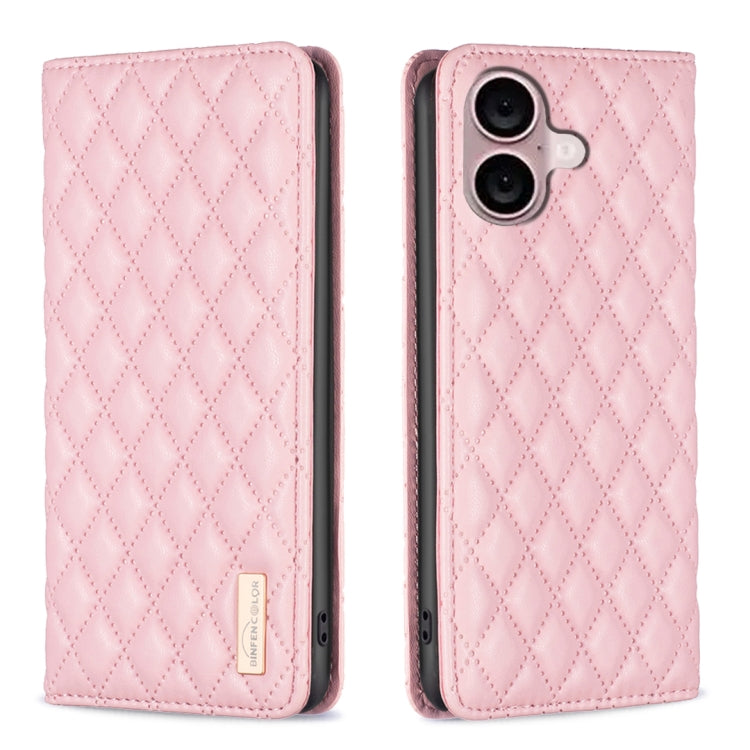 Diamond Lattice Magnetic Leather Flip Phone Case, For iPhone 15 Pro Max, For iPhone 15 Pro, For iPhone 15 Plus, For iPhone 15