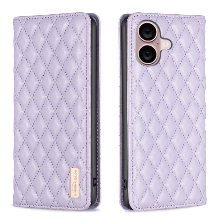 Diamond Lattice Magnetic Leather Flip Phone Case, For iPhone 15 Pro Max, For iPhone 15 Pro, For iPhone 15 Plus, For iPhone 15
