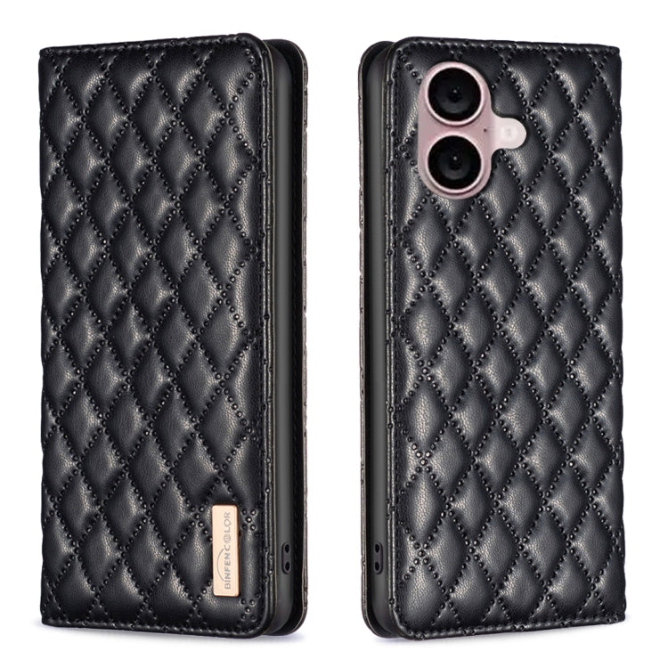 Diamond Lattice Magnetic Leather Flip Phone Case, For iPhone 15 Pro Max, For iPhone 15 Pro, For iPhone 15 Plus, For iPhone 15