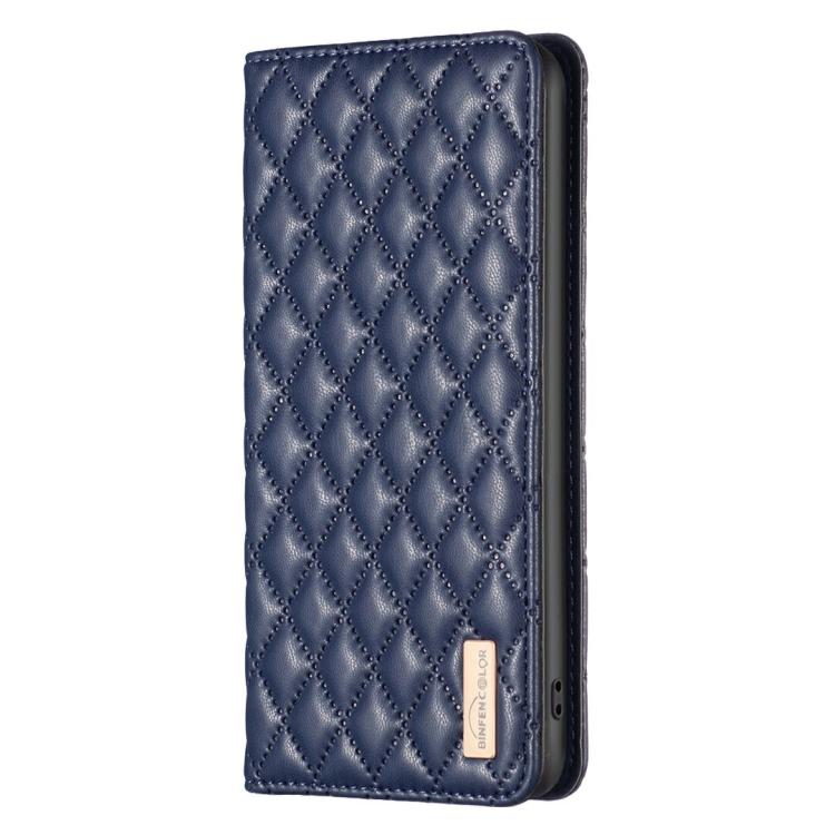 Diamond Lattice Magnetic Leather Flip Phone Case, For iPhone 16 Pro Max, For iPhone 16 Pro, For iPhone 16 Plus, For iPhone 16