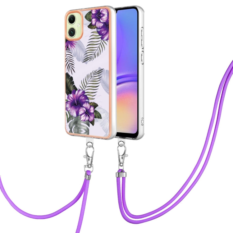 Electroplating IMD TPU Phone Case with Lanyard, For Samsung Galaxy A15 5G, For Samsung Galaxy A55, For Samsung Galaxy A35, For Samsung Galaxy A05