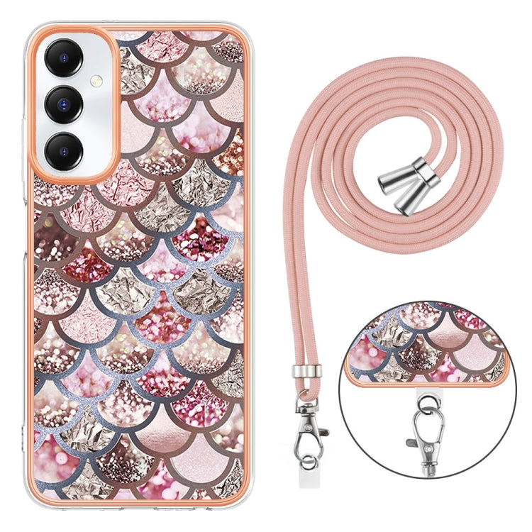 Electroplating IMD TPU Phone Case with Lanyard, For Samsung Galaxy A05s, For Samsung Galaxy A25 5G, For Samsung Galaxy S23 FE 5G, For Samsung Galaxy A24 4G