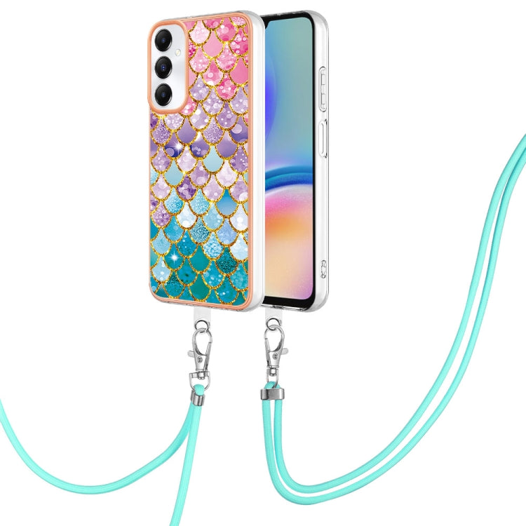 Electroplating IMD TPU Phone Case with Lanyard, For Samsung Galaxy A05s, For Samsung Galaxy A25 5G, For Samsung Galaxy S23 FE 5G, For Samsung Galaxy A24 4G