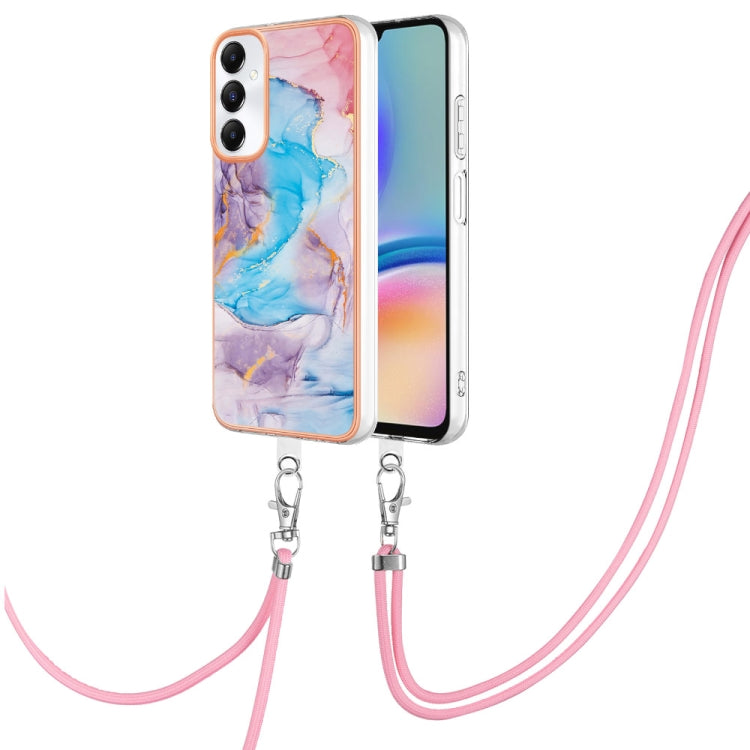 Electroplating IMD TPU Phone Case with Lanyard, For Samsung Galaxy A05s, For Samsung Galaxy A25 5G, For Samsung Galaxy S23 FE 5G, For Samsung Galaxy A24 4G