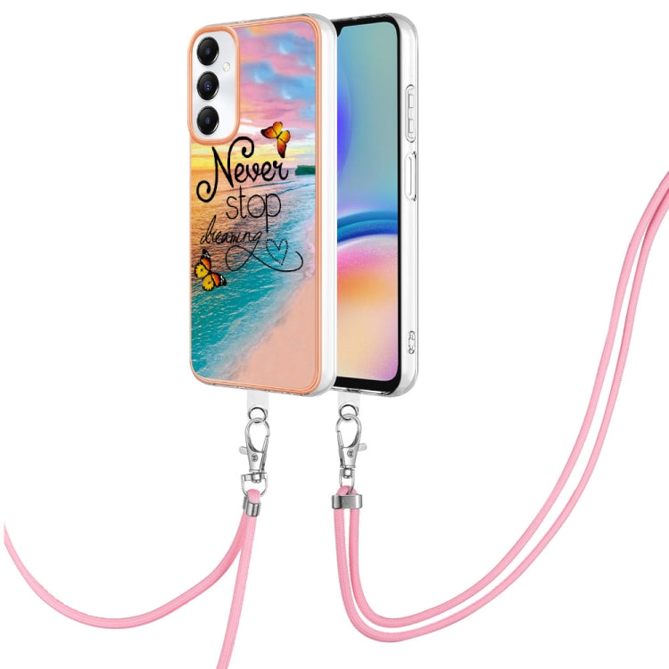Electroplating IMD TPU Phone Case with Lanyard, For Samsung Galaxy A05s, For Samsung Galaxy A25 5G, For Samsung Galaxy S23 FE 5G, For Samsung Galaxy A24 4G