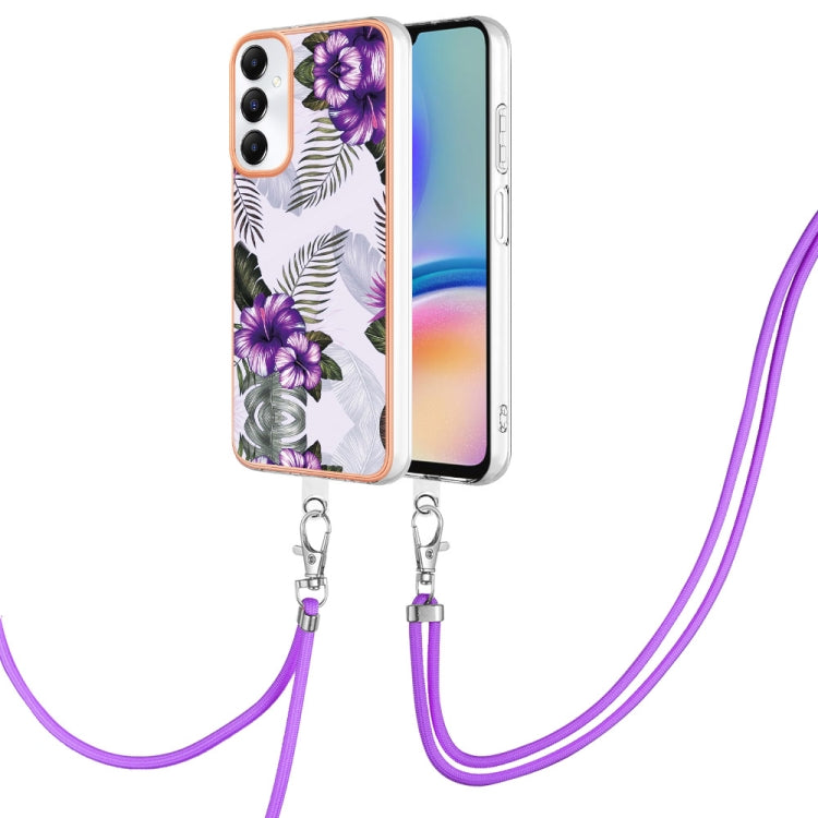 Electroplating IMD TPU Phone Case with Lanyard, For Samsung Galaxy A05s, For Samsung Galaxy A25 5G, For Samsung Galaxy S23 FE 5G, For Samsung Galaxy A24 4G