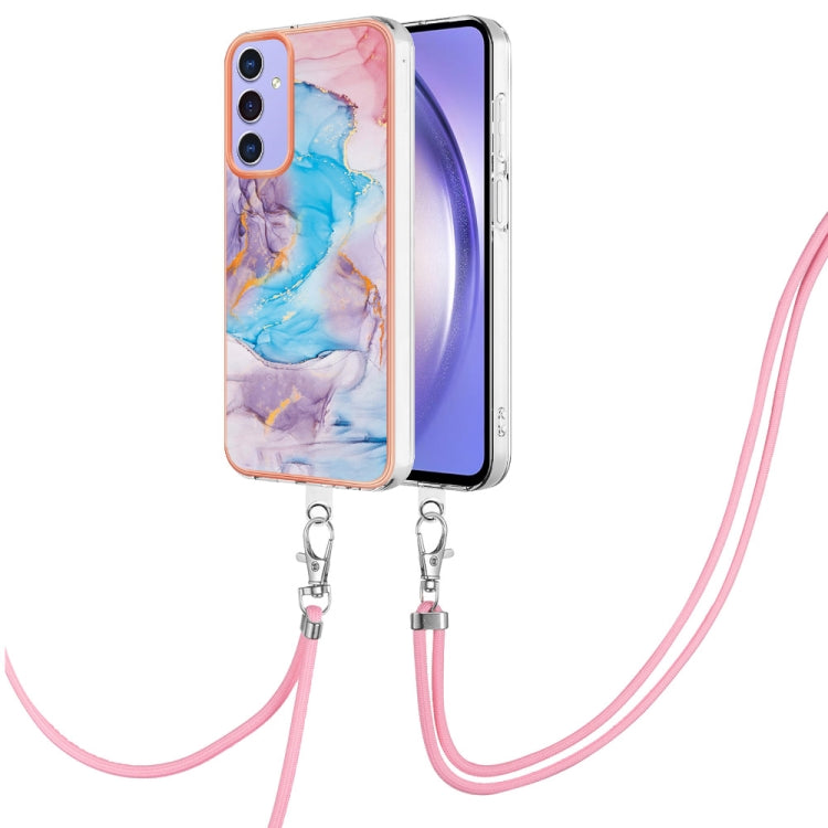 Electroplating IMD TPU Phone Case with Lanyard, For Samsung Galaxy A15 5G, For Samsung Galaxy A55, For Samsung Galaxy A35, For Samsung Galaxy A05