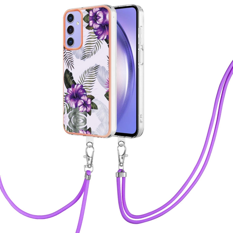 Electroplating IMD TPU Phone Case with Lanyard, For Samsung Galaxy A15 5G, For Samsung Galaxy A55, For Samsung Galaxy A35, For Samsung Galaxy A05