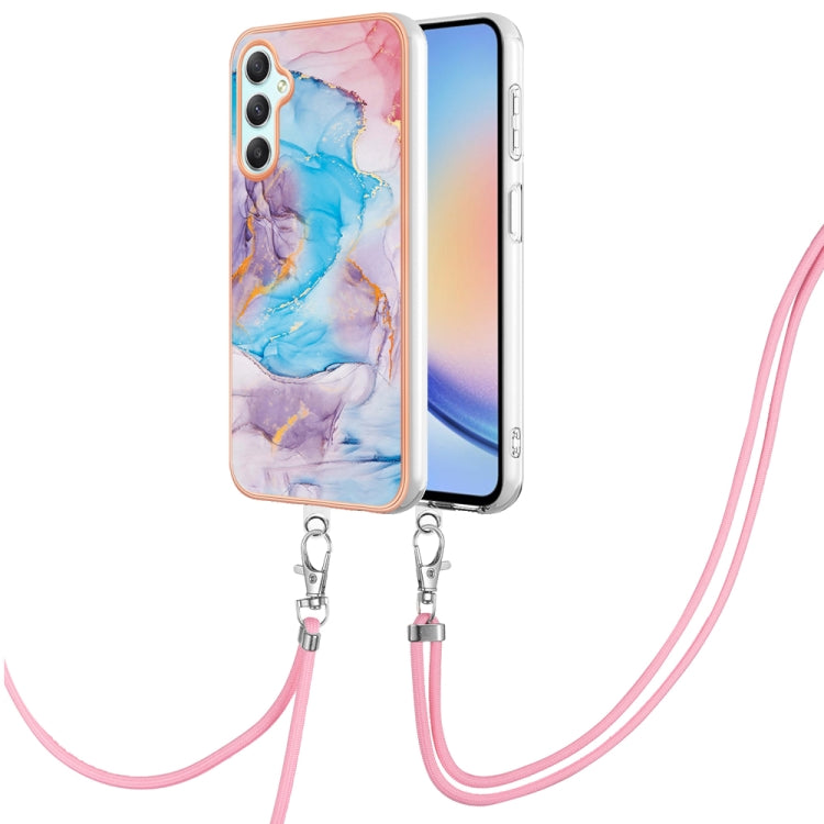 Electroplating IMD TPU Phone Case with Lanyard, For Samsung Galaxy A05s, For Samsung Galaxy A25 5G, For Samsung Galaxy S23 FE 5G, For Samsung Galaxy A24 4G