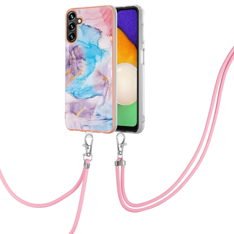 Electroplating IMD TPU Phone Case with Lanyard, For Samsung Galaxy A15 5G, For Samsung Galaxy A55, For Samsung Galaxy A35, For Samsung Galaxy A05