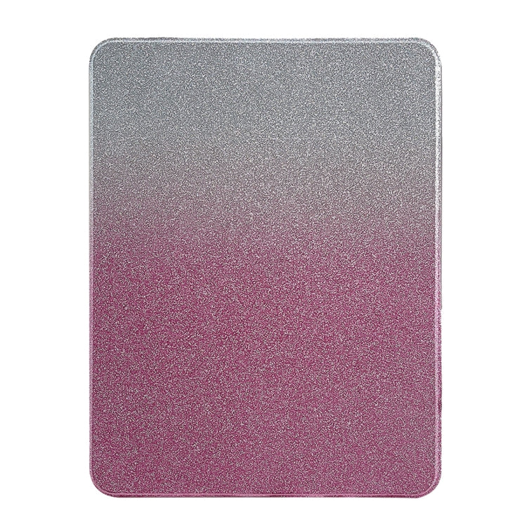 Gradient Glitter Magnetic Split Leather Tablet Case