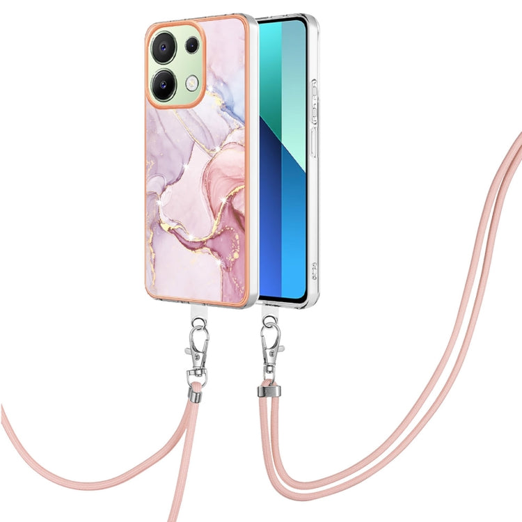 Electroplating Marble Dual-side IMD Phone Case with Lanyard