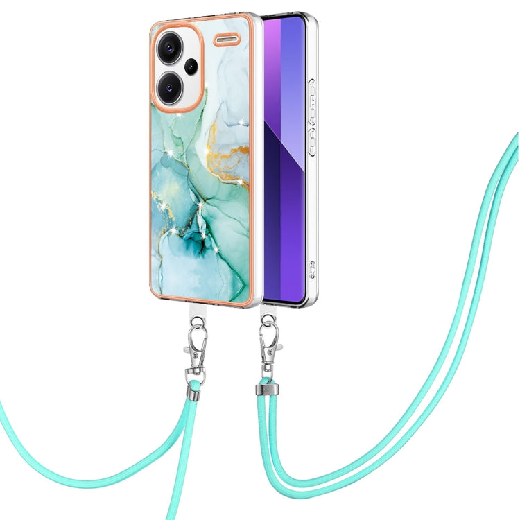 Electroplating Marble Dual-side IMD Phone Case with Lanyard