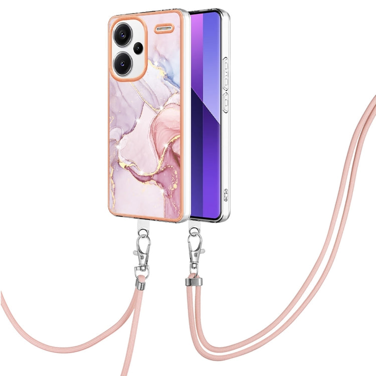 Electroplating Marble Dual-side IMD Phone Case with Lanyard