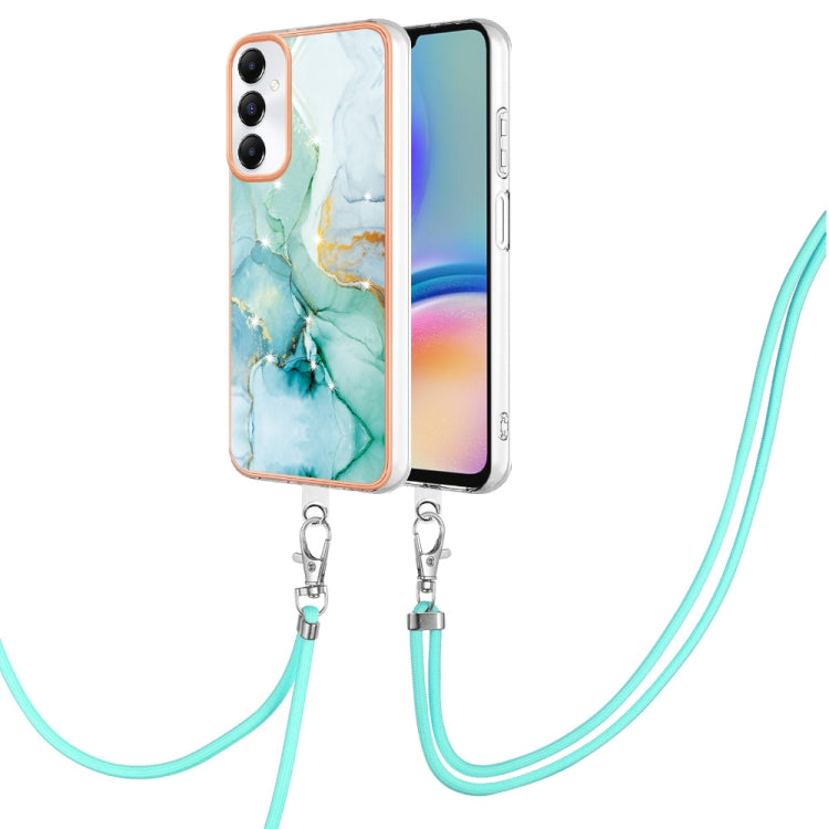 Electroplating Marble Dual-side IMD Phone Case with Lanyard