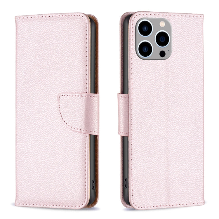 Litchi Texture Pure Color Flip Leather Phone Case, For iPhone 16, For iPhone 15 Pro Max, For iPhone 15 Pro