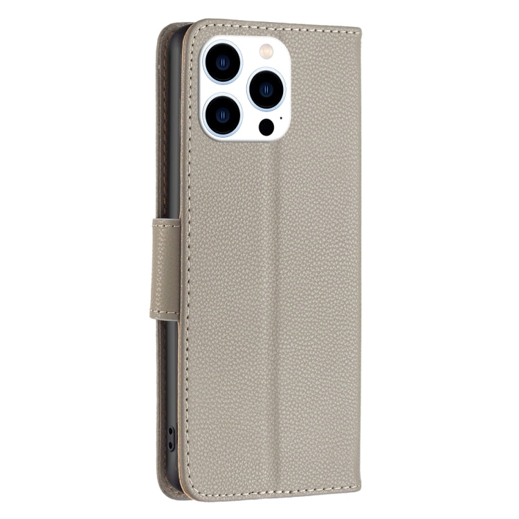Litchi Texture Pure Color Flip Leather Phone Case, For iPhone 16 Pro Max, For iPhone 16 Pro, For iPhone 16 Plus