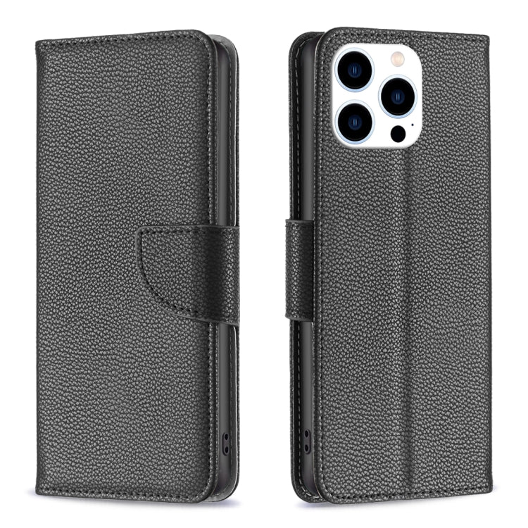Litchi Texture Pure Color Flip Leather Phone Case, For iPhone 16 Pro Max, For iPhone 16 Pro, For iPhone 16 Plus
