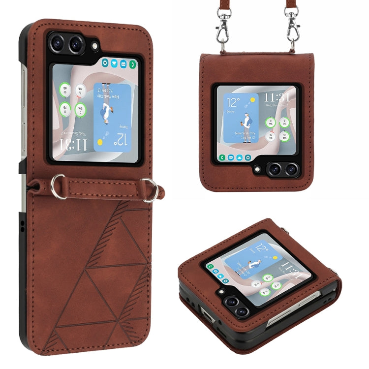 Crossbody 3D Embossed Flip Leather Phone Case