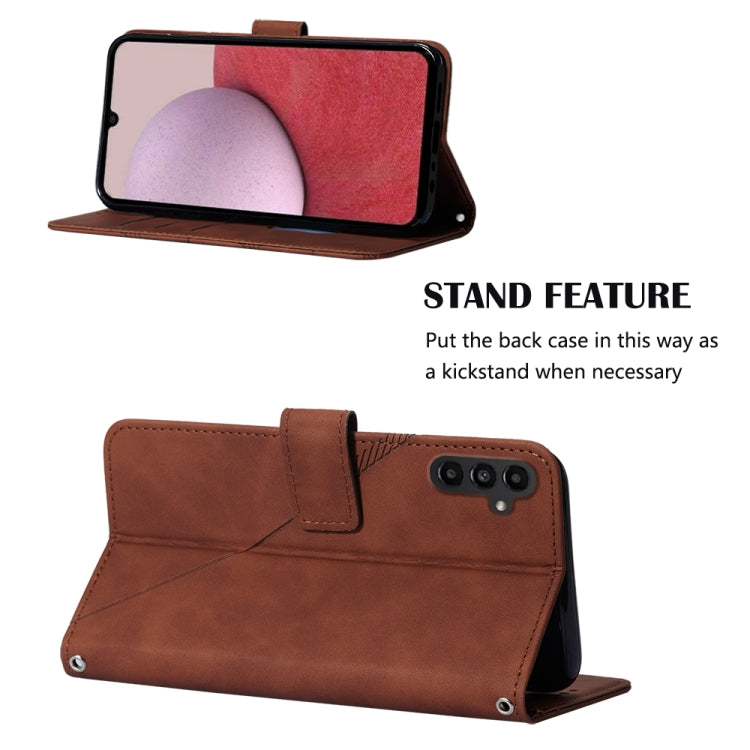 Crossbody 3D Embossed Flip Leather Phone Case, For Samsung Galaxy A25 5G / A24, For Samsung Galaxy A15, For Samsung Galaxy Z Fold5 5G, For Samsung Galaxy S23 FE 5G