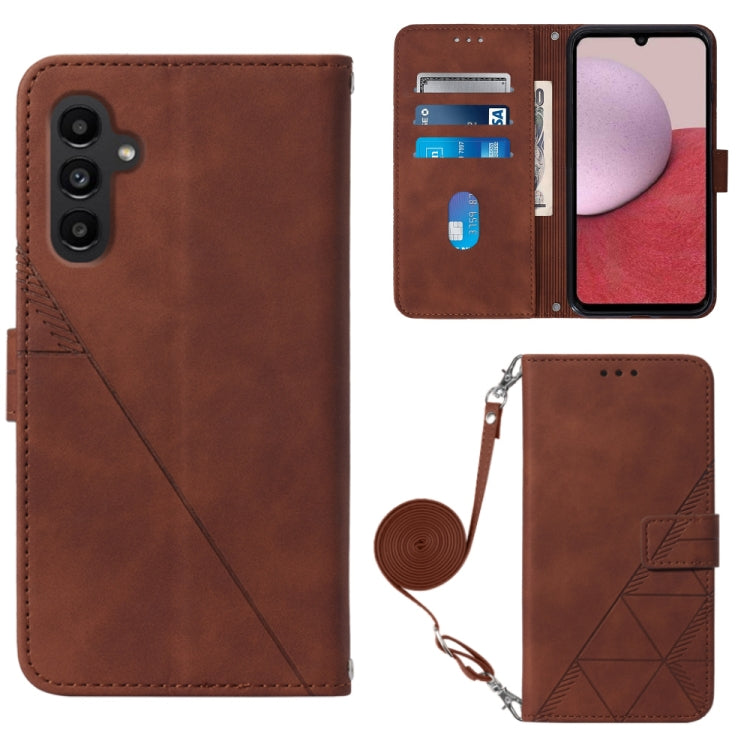 Crossbody 3D Embossed Flip Leather Phone Case, For Samsung Galaxy Z Fold5 5G, For Samsung Galaxy A25 5G / A24, For Samsung Galaxy A15, For Samsung Galaxy S23 FE 5G