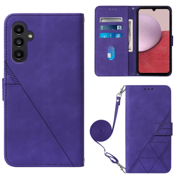 Crossbody 3D Embossed Flip Leather Phone Case, For Samsung Galaxy A25 5G / A24, For Samsung Galaxy A15, For Samsung Galaxy Z Fold5 5G, For Samsung Galaxy S23 FE 5G