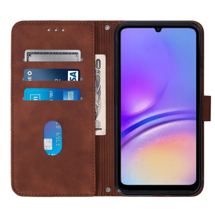 Crossbody 3D Embossed Flip Leather Phone Case