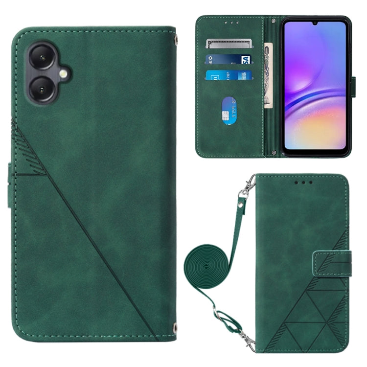 Crossbody 3D Embossed Flip Leather Phone Case