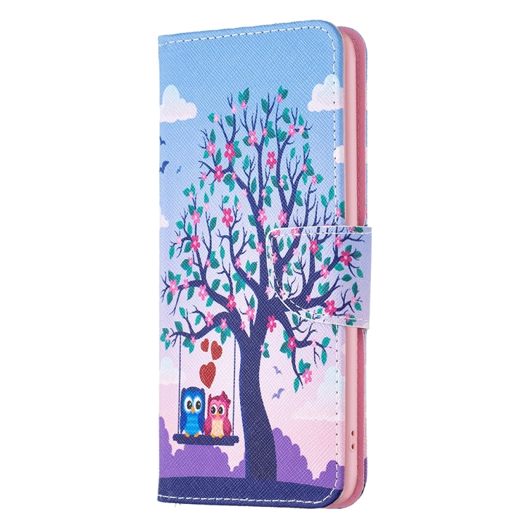 Colored Drawing Pattern Flip Leather Phone Case, For iPhone 16 Pro Max, For iPhone 16 Pro