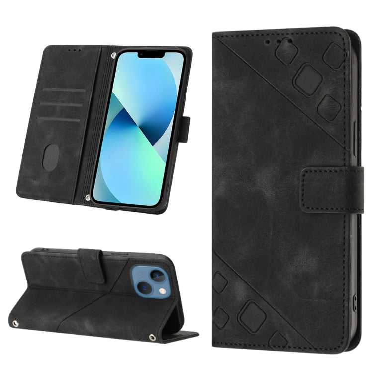 Skin-feel Embossed Leather Phone Case