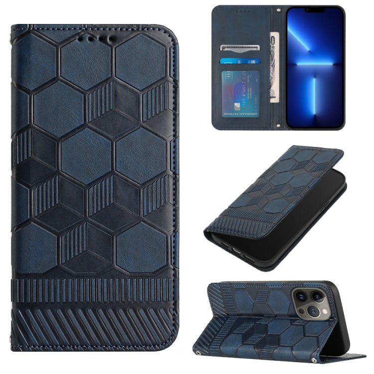 Football Texture Magnetic Leather Flip Phone Case, For iPhone 15 Pro Max, For iPhone 15 Pro, For iPhone 15 Plus, For iPhone 15