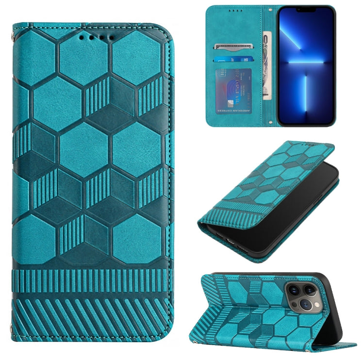 Football Texture Magnetic Leather Flip Phone Case, For iPhone 15 Pro Max, For iPhone 15 Pro, For iPhone 15 Plus, For iPhone 15