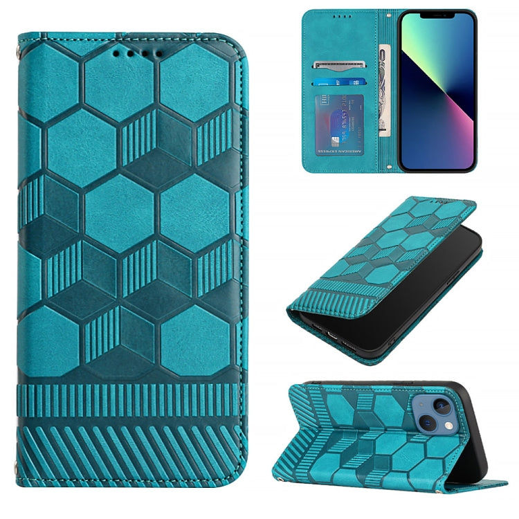 Football Texture Magnetic Leather Flip Phone Case, For iPhone 15 Pro Max, For iPhone 15 Pro, For iPhone 15 Plus, For iPhone 15
