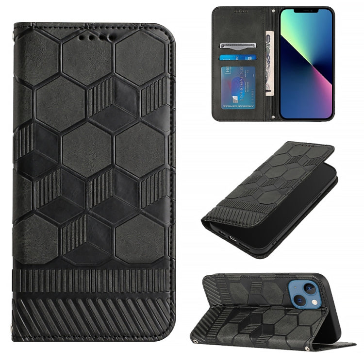 Football Texture Magnetic Leather Flip Phone Case, For iPhone 15 Pro Max, For iPhone 15 Pro, For iPhone 15 Plus, For iPhone 15