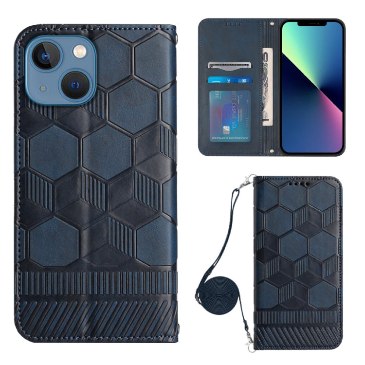 Crossbody Football Texture Magnetic PU Phone Case, For iPhone 15 Pro Max, For iPhone 15 Pro, For iPhone 15 Plus, For iPhone 15