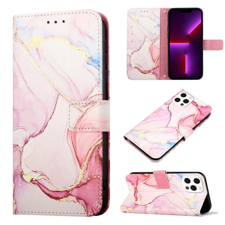 PT003 Marble Pattern Flip Leather Phone Case, For iPhone 16e, For iPhone 15 Pro Max, For iPhone 15 Pro, For iPhone 15 Plus