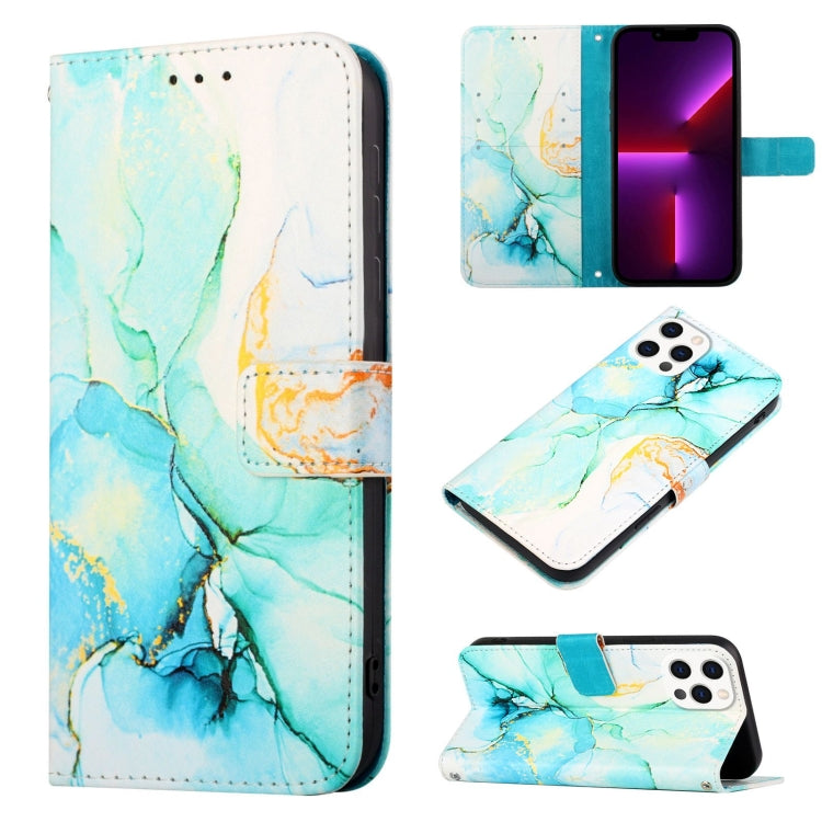PT003 Marble Pattern Flip Leather Phone Case, For iPhone 16e, For iPhone 15 Pro Max, For iPhone 15 Pro, For iPhone 15 Plus