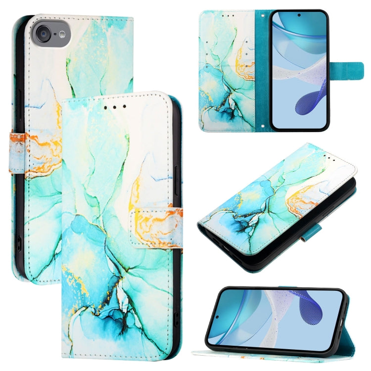 PT003 Marble Pattern Flip Leather Phone Case