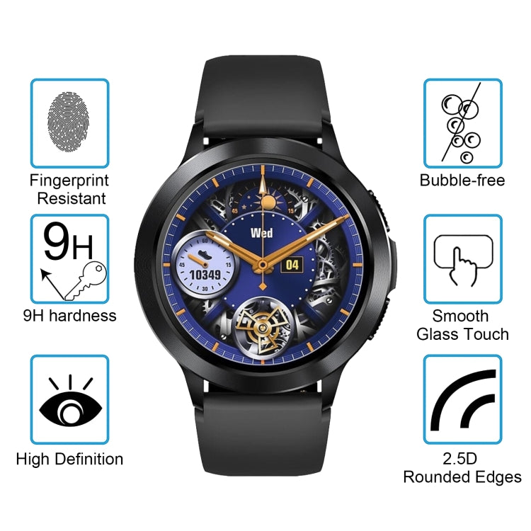 10pcs 0.26mm 2.5D 9H Tempered Glass Film Watch Screen Protector, For Zeblaze Btalk 2, For Zeblaze Stratos 2 Lite, For Zeblaze Stratos 3, For Zeblaze Vibe 7, For Zeblaze Vibe 7 Lite