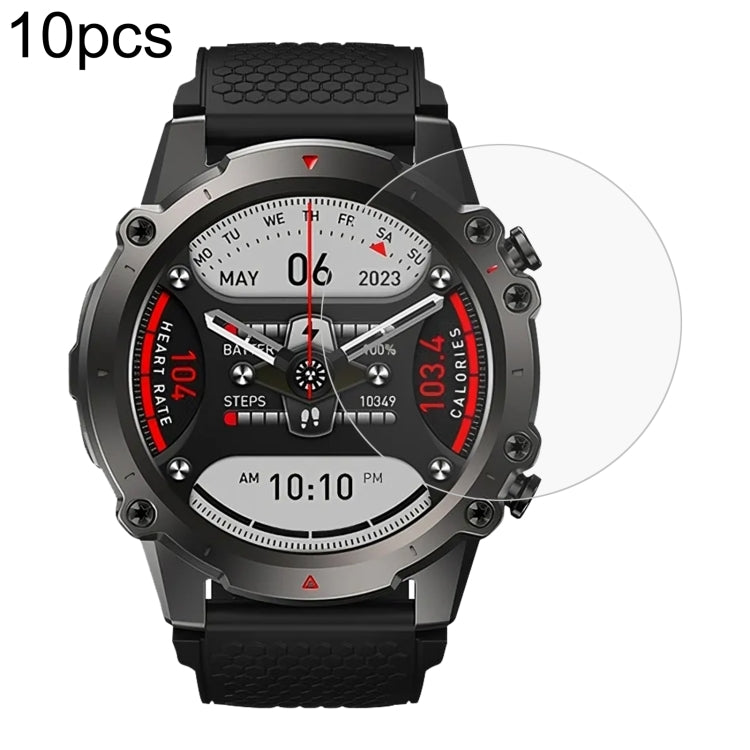 10pcs 0.26mm 2.5D 9H Tempered Glass Film Watch Screen Protector, For Zeblaze Btalk 2, For Zeblaze Stratos 2 Lite, For Zeblaze Stratos 3, For Zeblaze Vibe 7, For Zeblaze Vibe 7 Lite