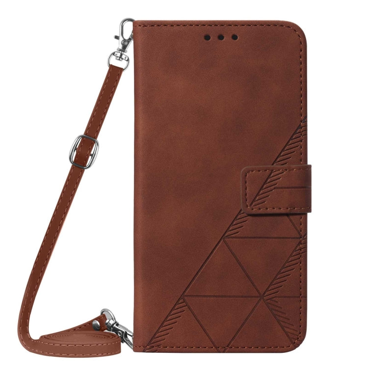 Crossbody 3D Embossed Flip Leather Phone Case
