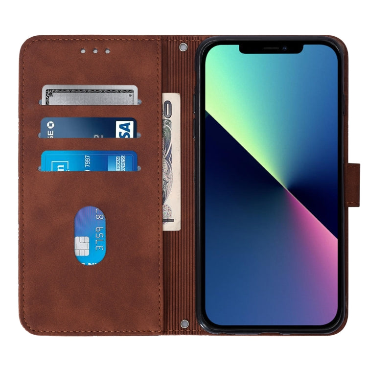 Crossbody 3D Embossed Flip Leather Phone Case