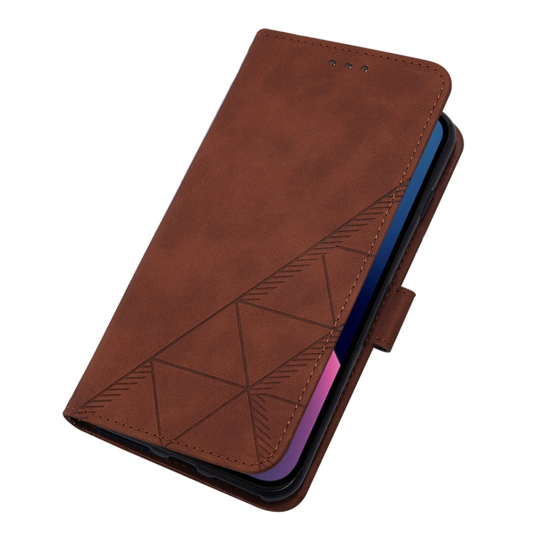 Crossbody 3D Embossed Flip Leather Phone Case