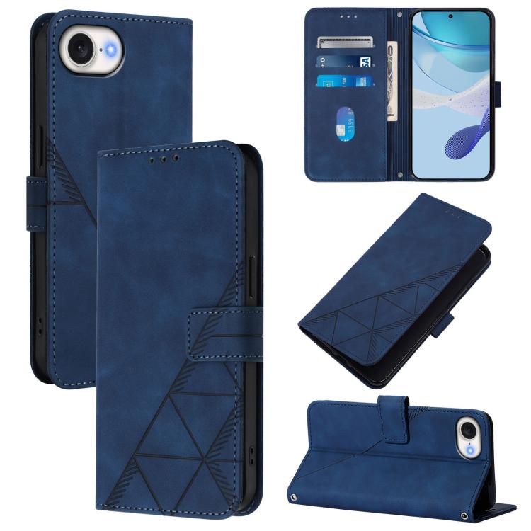 Crossbody 3D Embossed Flip Leather Phone Case, For iPhone 16, For iPhone 15 Pro Max, For iPhone 15 Pro, For iPhone 15 Plus