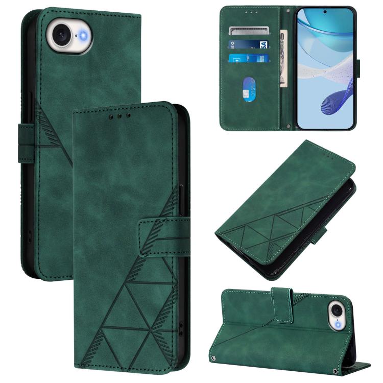 Crossbody 3D Embossed Flip Leather Phone Case, For iPhone 16, For iPhone 15 Pro Max, For iPhone 15 Pro, For iPhone 15 Plus
