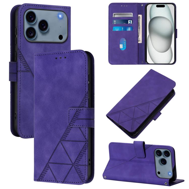 Crossbody 3D Embossed Flip Leather Phone Case, For iPhone 16e, For iPhone 16 Pro Max, For iPhone 16 Pro, For iPhone 16 Plus