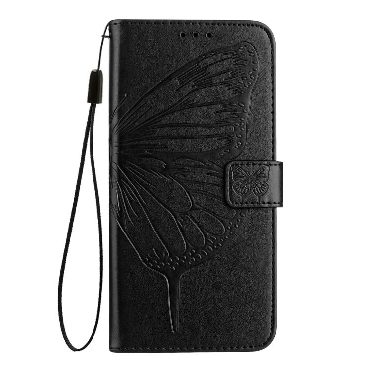 Embossed Butterfly Leather Phone Case, For iPhone 16 Pro Max, For iPhone 16 Pro, For iPhone 16 Plus