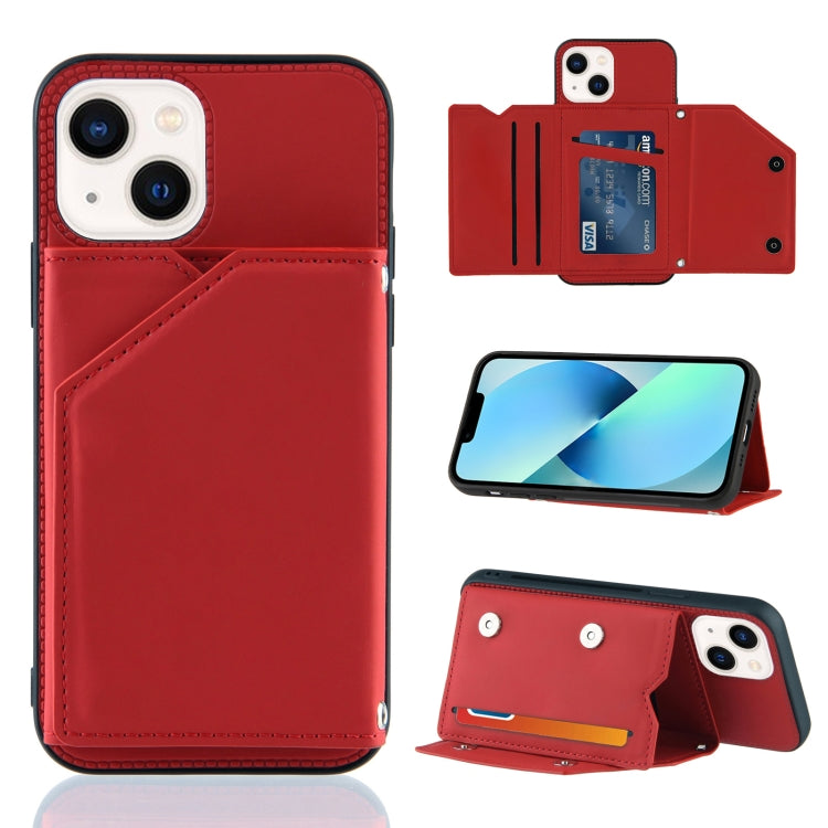 Skin Feel PU + TPU + PC Back Cover Shockproof Case